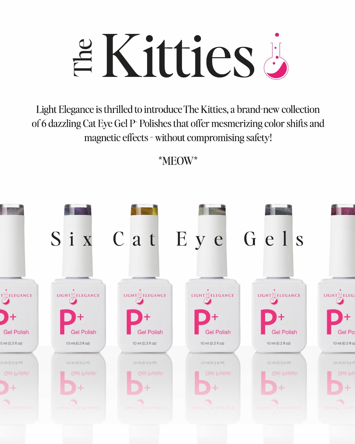 P+ Aurora Kitty Cat Eye Gel Polish